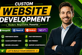 do custom ai software, full stack, web application,ai software developer ai web