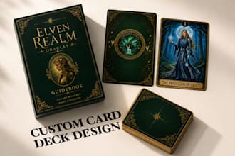 design custom playing cards or a tabletop card game for you