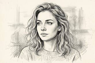 draw pencil sketch portrait