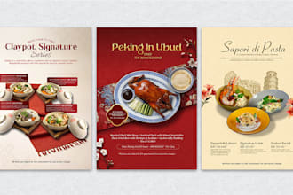 design a fancy flyer for your products or services