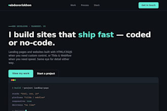 build a no code website using tilda or webflow