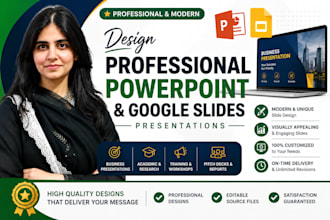 design professional powerpoint and google slides presentations