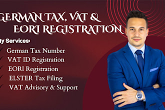 register german tax number, vat number and eori for your business