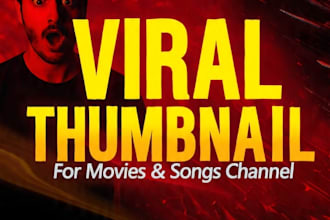 design viral youtube thumbnail for gaming vlog tech