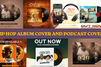 create spotify cover, ep cover, single cover, hip hop album cover podcast cover