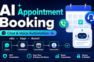 build an ai appointment automation with n8n, vapi, or retell