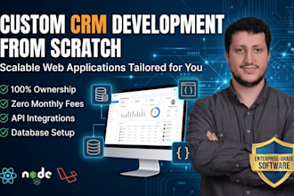 build a full stack custom CRM software for your business