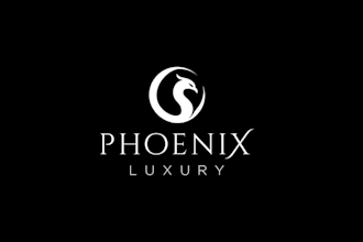 design minimal sophisticated phoenix symbol luxury brand logo