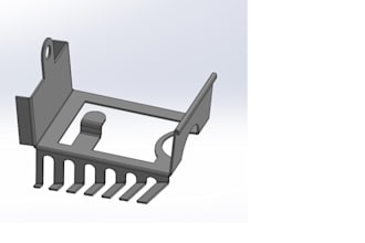 design sheet metal brackets and flat patterns for laser cutting