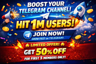 run active telegram ads for telegram channel hit 1m users telegram promotion