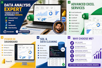 analyze data using excel and sql