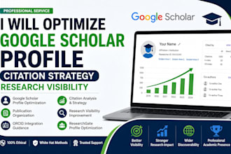 optimize google scholar profile citation research visibility for eb1 niw