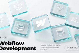 design and develop a custom webflow website for your business