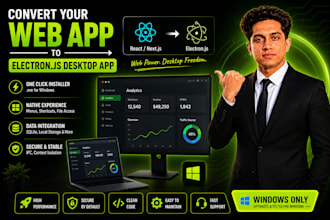 convert your web apps into an electron js desktop applications