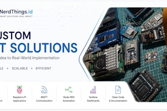 develop custom iot projects with mqtt and cloud dashboard