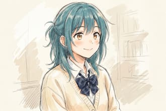 sketch you color anime sketch art