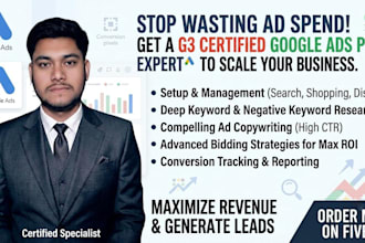 be your google ppc campaign specialist,keyword research,adcopy,extension expert