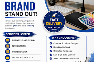 design a modern poster and flyer