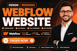 design or develop webflow website, figma to webflow landing page