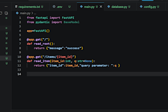 build a custom rest API using python and fastapi