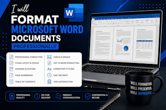 format microsoft word documents professionally