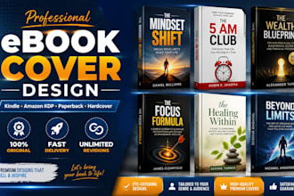 do book cover design , ebook cover design , kindle book cover design
