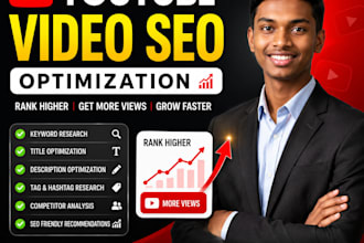 do professional youtube video SEO and keyword research