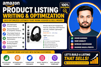 write best amazon listing SEO product descriptions