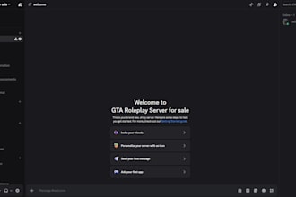 provide a template for gta 6 roleplay server on discord