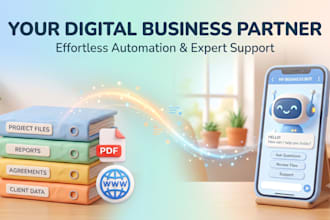 build an ai chatbot trained on your website pdfs and business documents