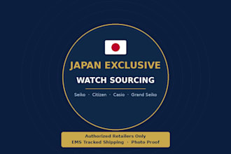 source and ship japan exclusive seiko citizen casio   watches