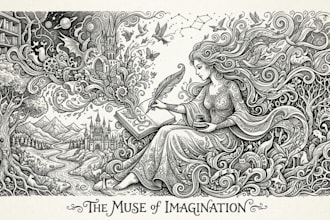 create an amazing pen and ink illustration for you