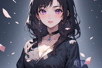 draw any anime, manga, cartoon, game avatar portrait