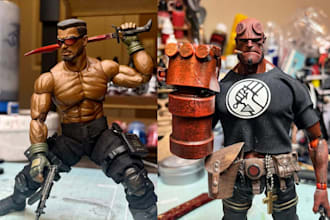 3d print and paint action anime statue tabletop custom 3d printed figures