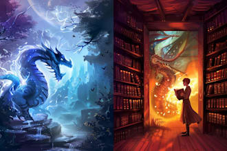 design fantasy book cover