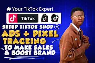 setup viral shopify tiktok shop, tiktok ads and tiktok conversion tracking pixel