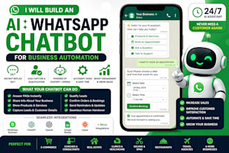 build an ai chatbot for whatsapp business automation