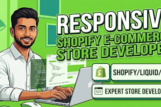 develop a responsive shopify ecommerce store