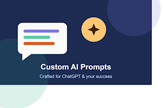 write custom ai prompts for chatgpt , midjourney