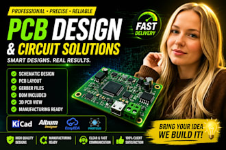 pcb design pcb layout electronic circuit design and embedded board development