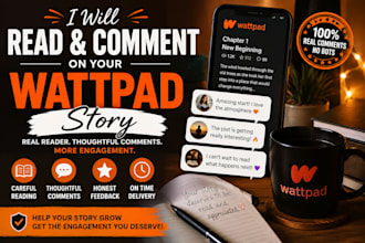 read and comment on your wattpad story with genuine reader feedback