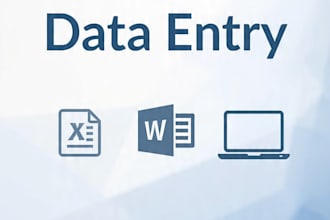 do professional data entry and copy paste work