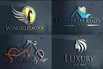 do 3d modern minimalist logo deisgn for your business