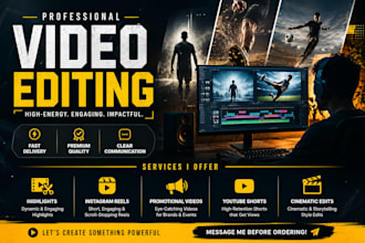 edit professional sports videos, highlights, reels and other fast paced content