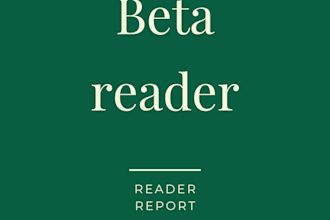 beta read your fiction book
