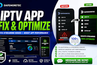 fix iptv streaming issues and improve android app performance