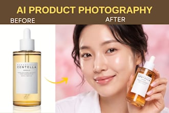 create premium ai product photography for skincare brands