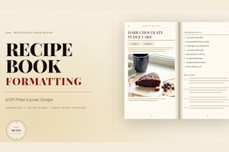 format your recipe book for KDP print publishing