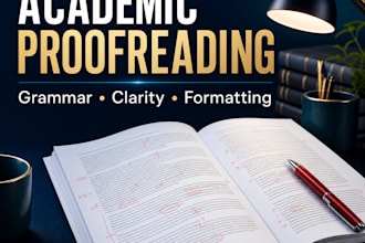 proofread and edit your research paper or thesis