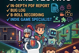 playtest and review upcoming games on platforms all from pc to mobile IOS